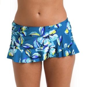 Fiji Tropics Asymmetrical Ruffle Skirt bikini